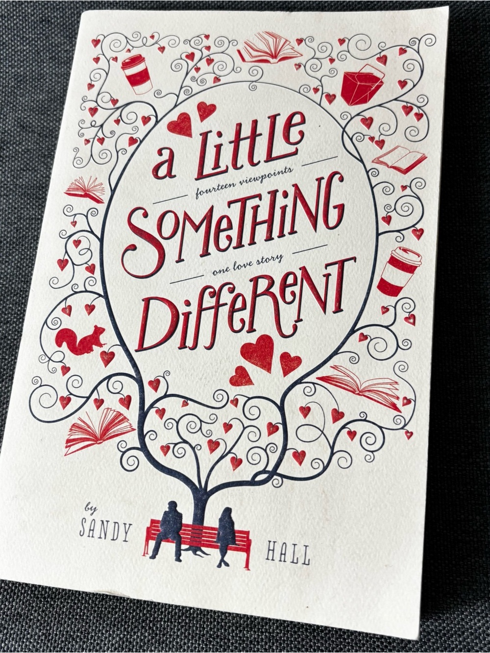 A Little Something Different by Sandy Hall - YA Romance Paperback